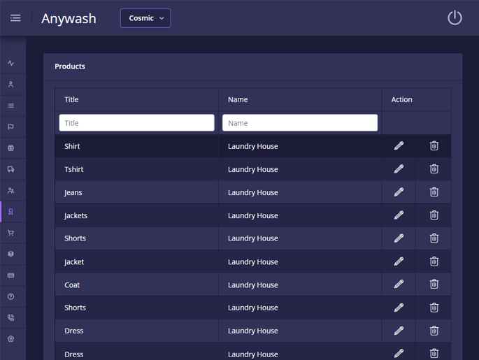 Delivoo admin App Apptivos