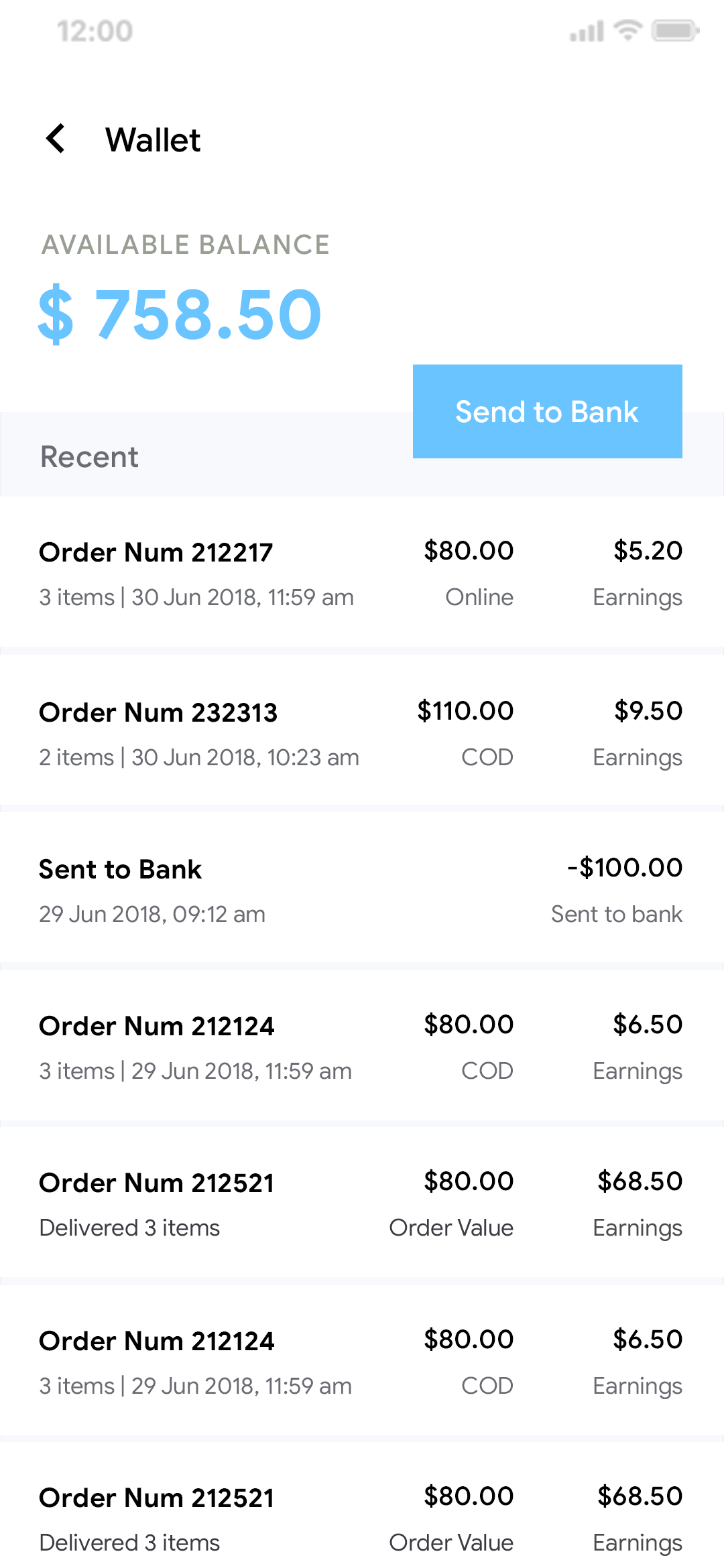 Delivoo Vendor App Apptivos