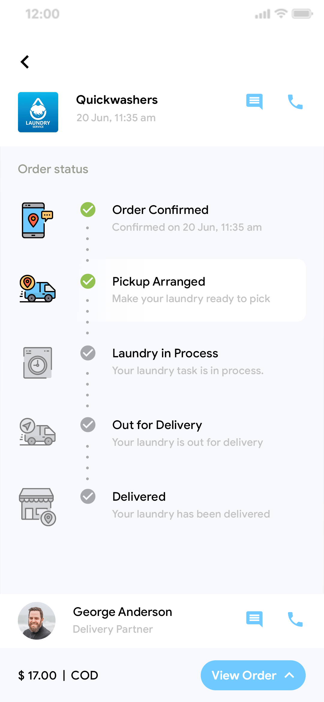 Delivoo User App Apptivos