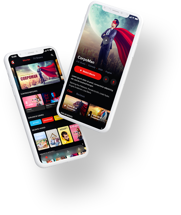 Online Movie App, Web Series App, Video Streaming App, OTT App