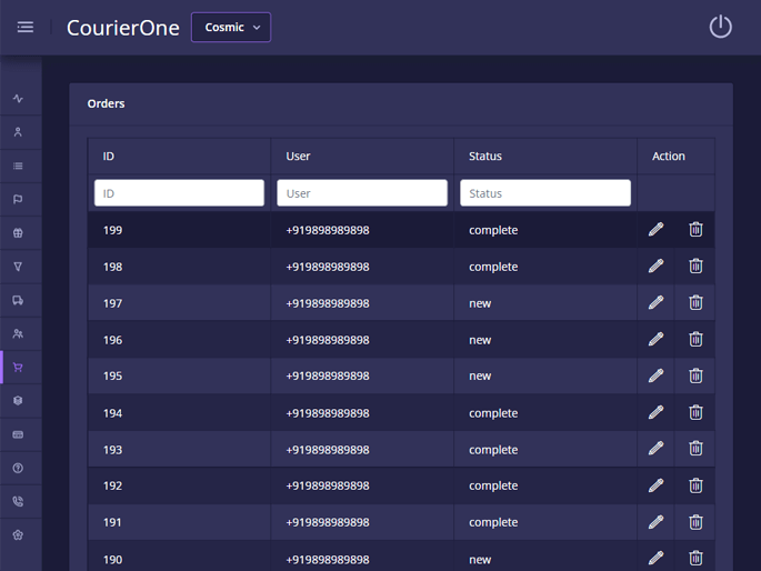 Delivoo admin App Apptivos