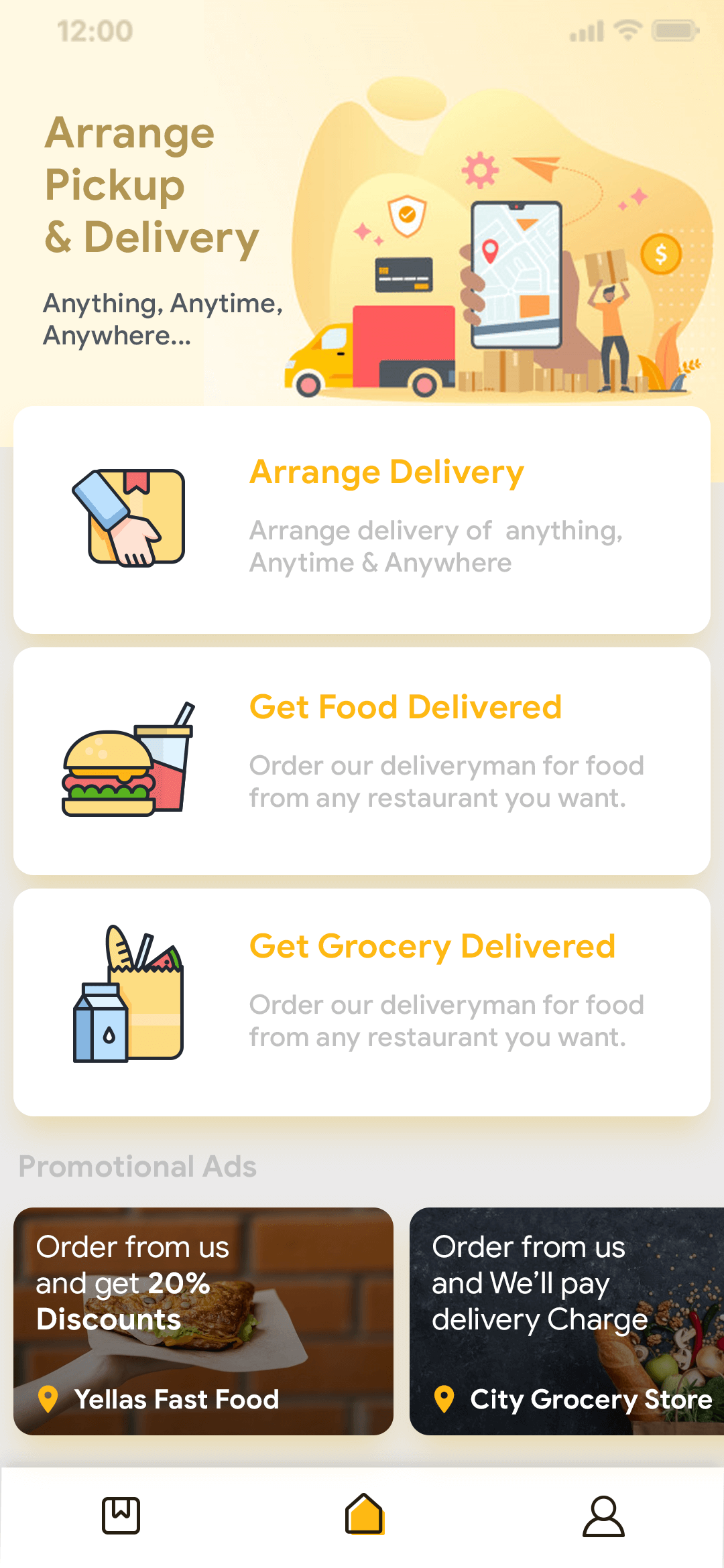 Delivoo User App Apptivos