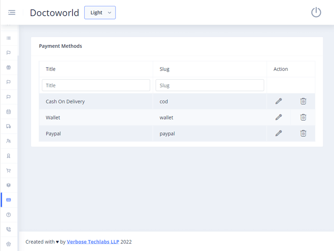Delivoo admin App Apptivos