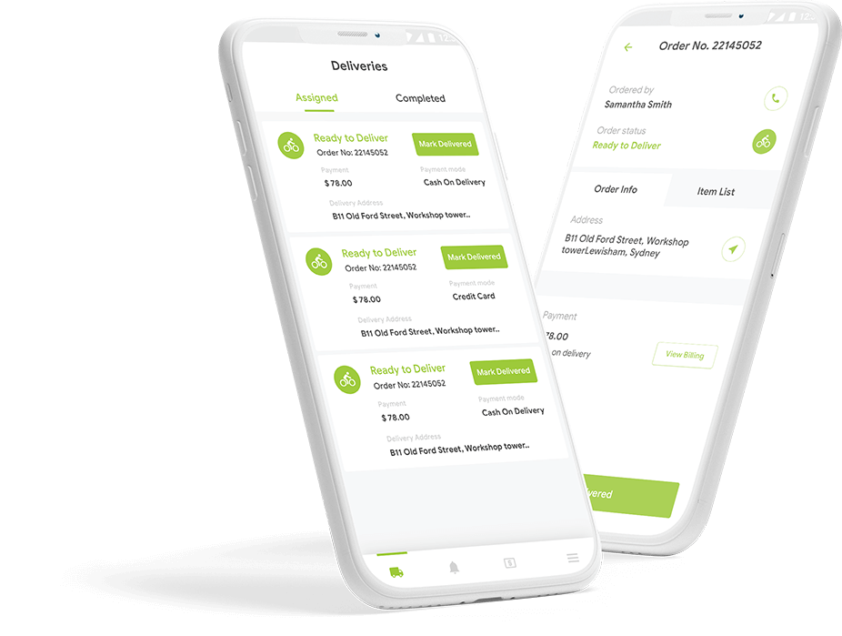 Delivoo Demo delivery