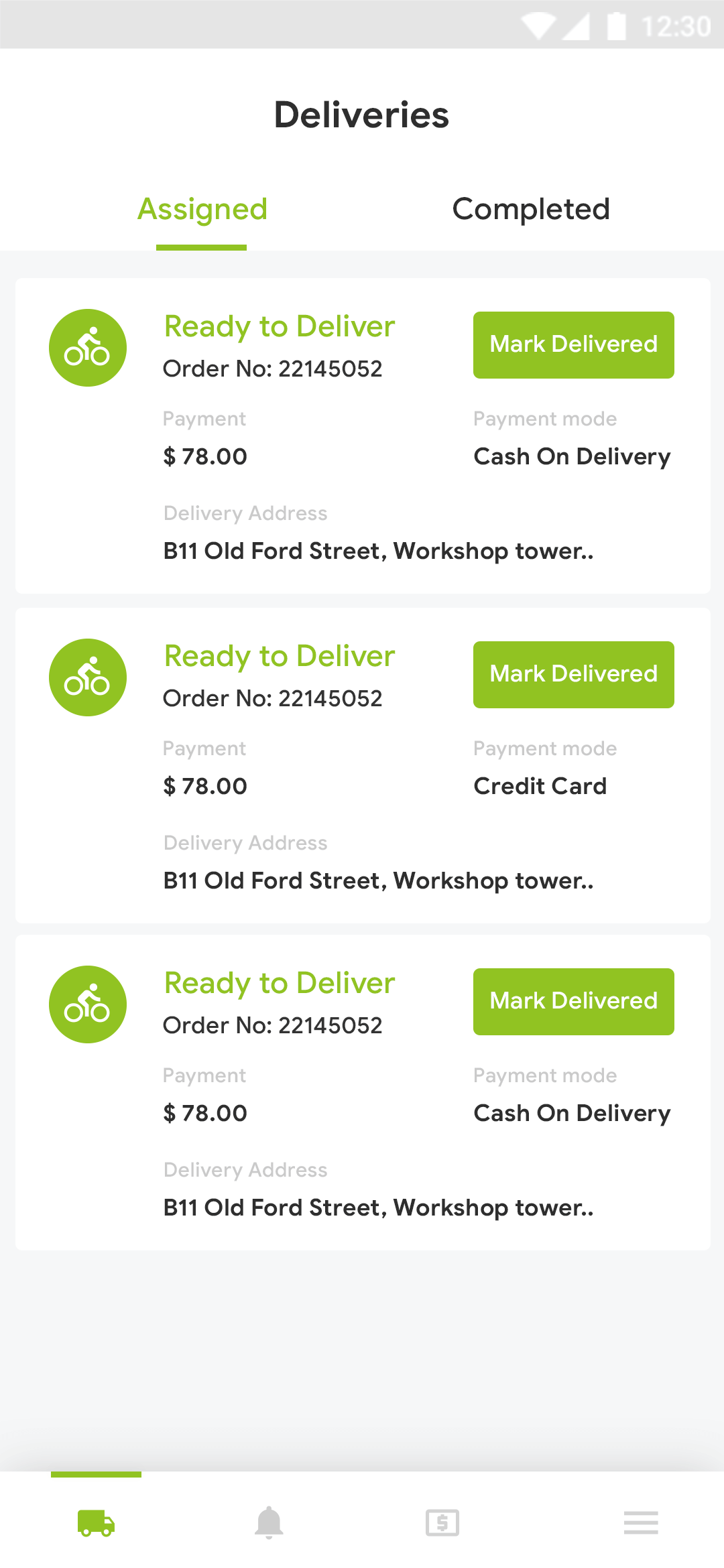 Delivoo deliver App Apptivos