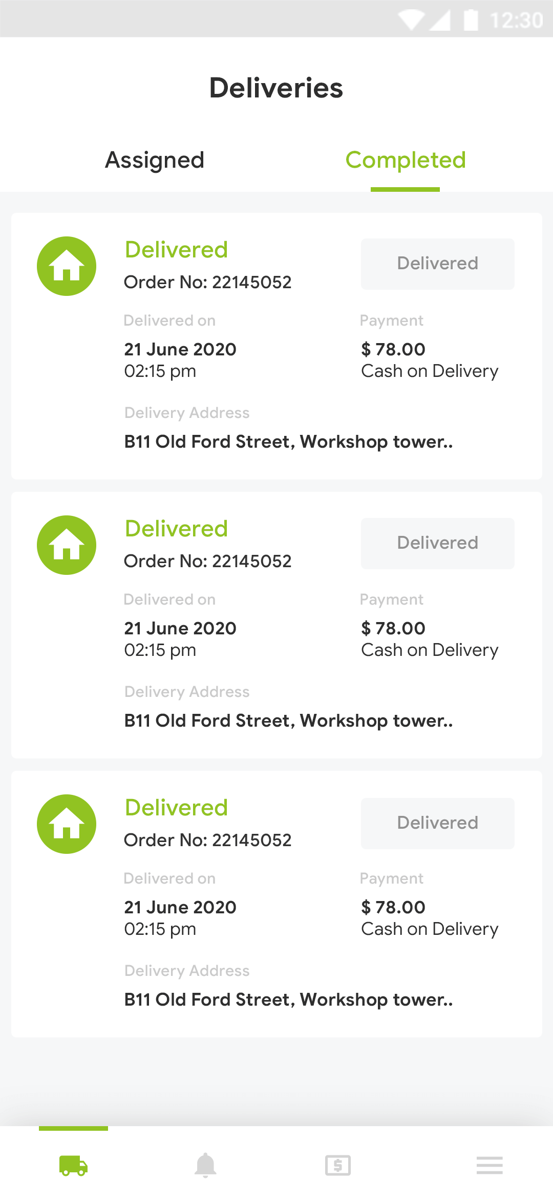 Delivoo deliver App Apptivos