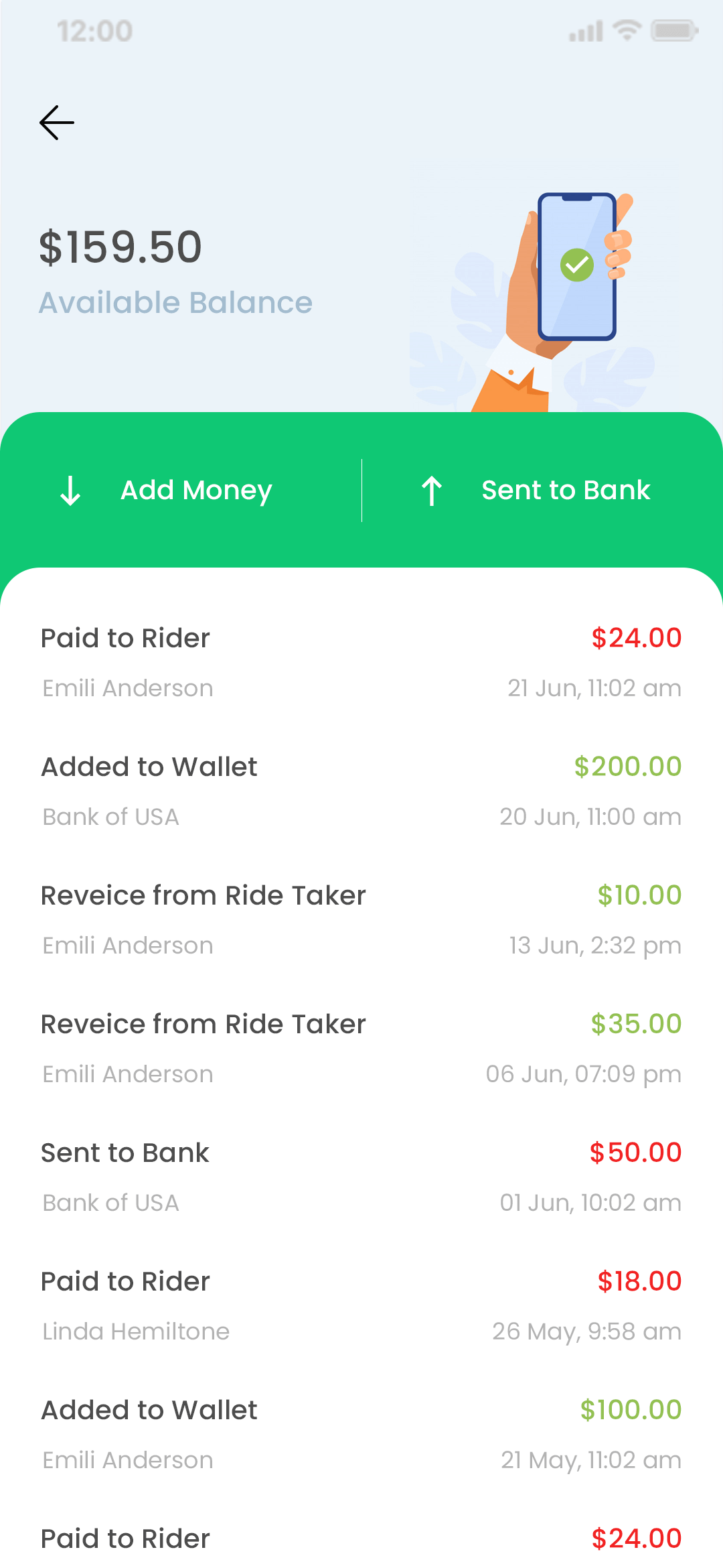 Delivoo User App Apptivos