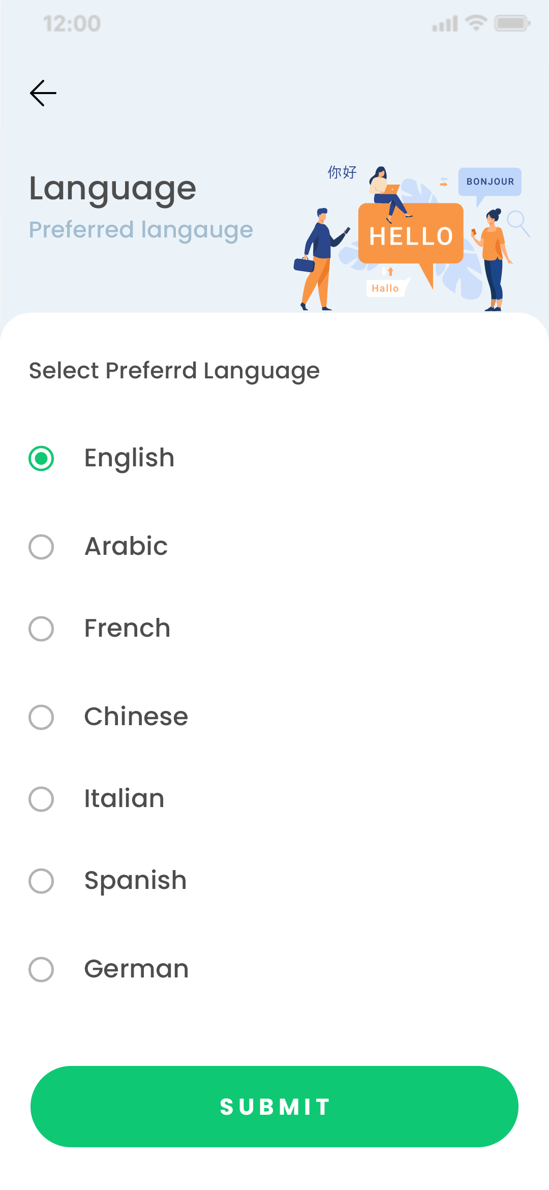 Delivoo User App Apptivos