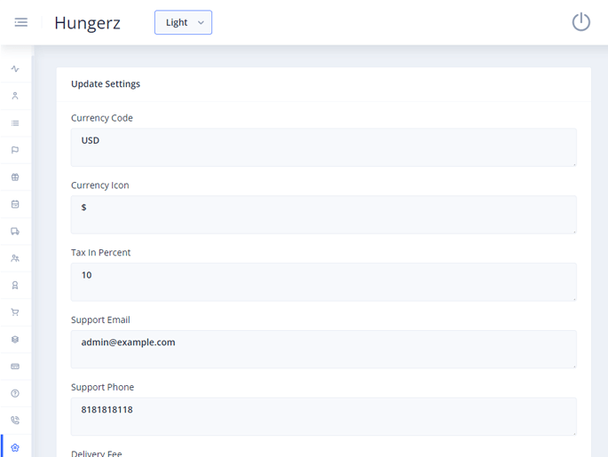 Delivoo admin App Apptivos
