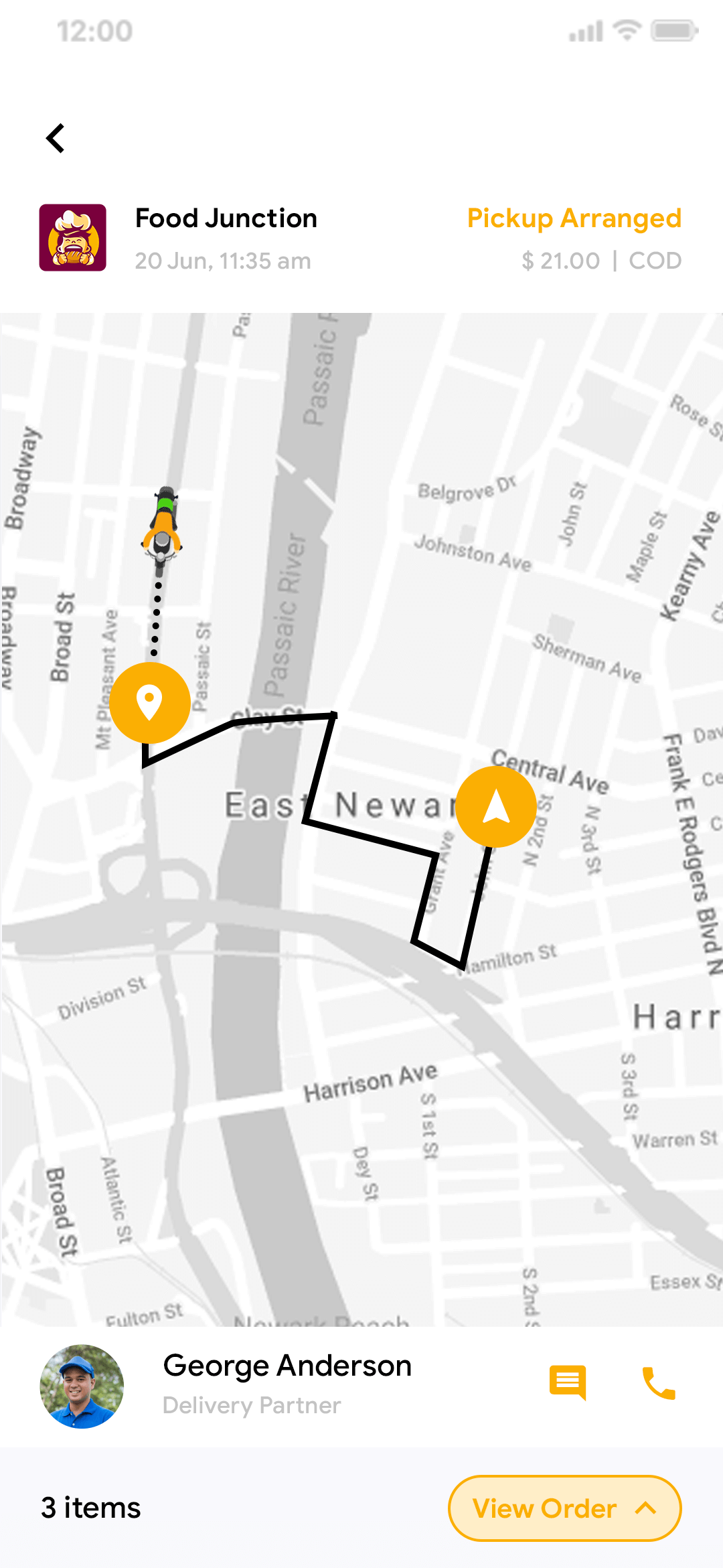 Delivoo User App Apptivos