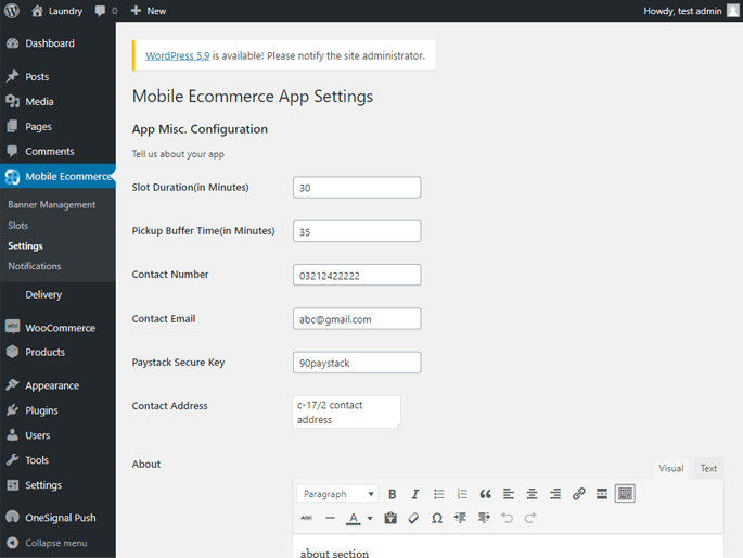 Delivoo admin App Apptivos