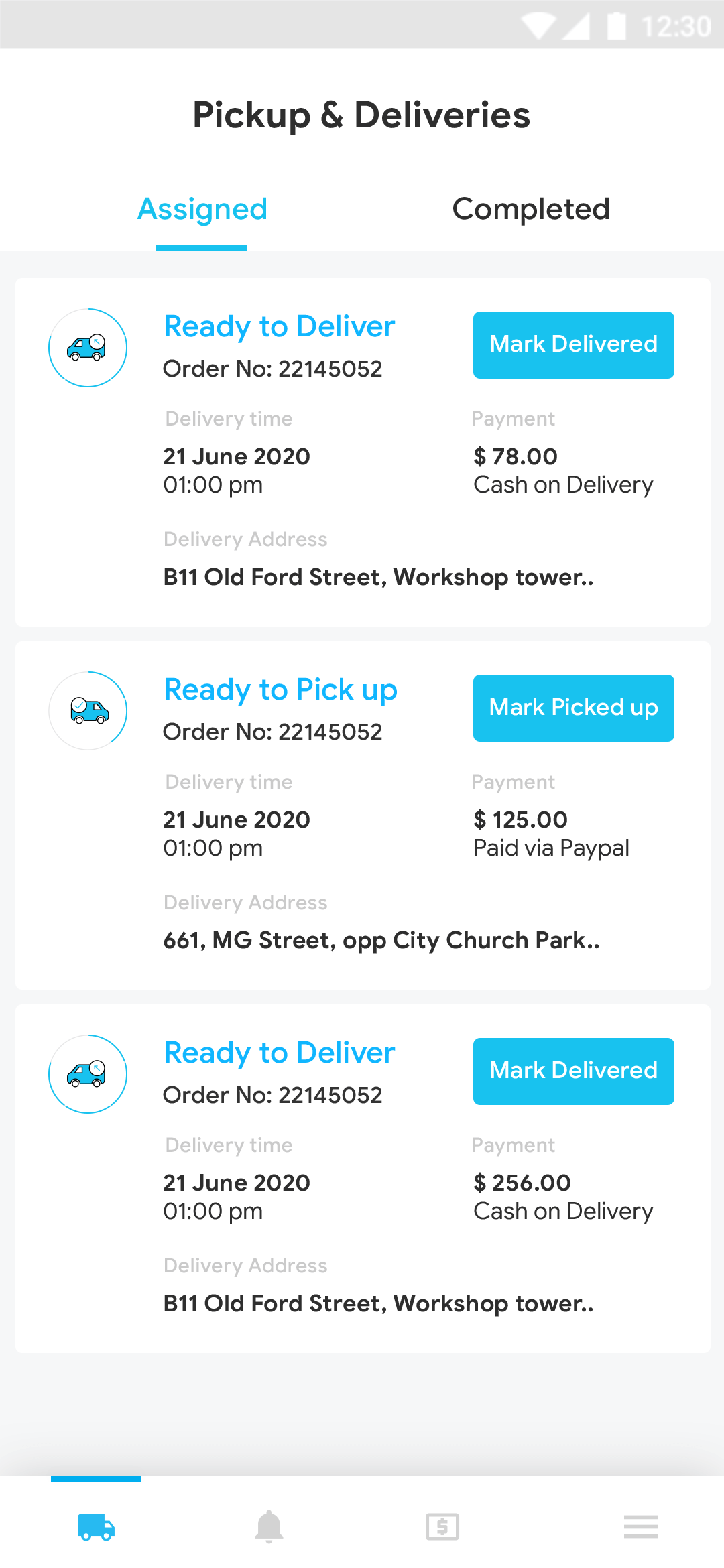 Delivoo deliver App Apptivos