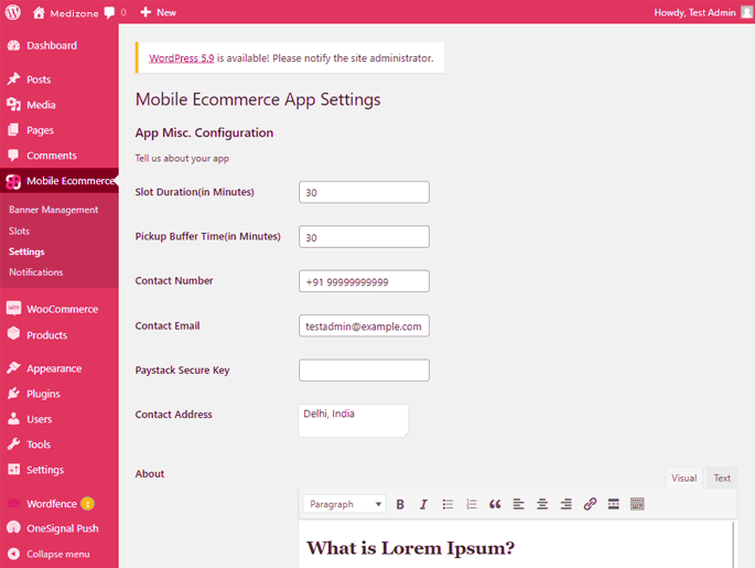 Delivoo admin App Apptivos