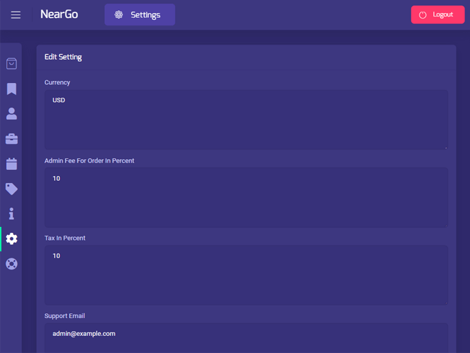 Delivoo admin App Apptivos