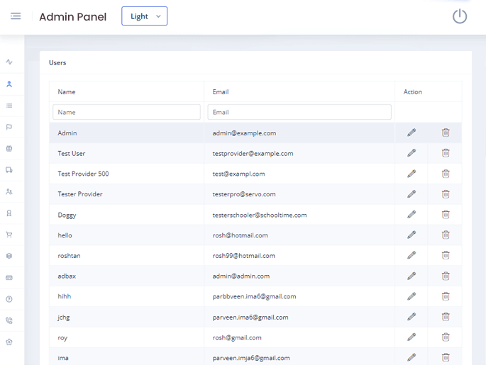 Delivoo admin App Apptivos